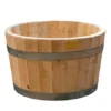 Hardwood Barrel Planter