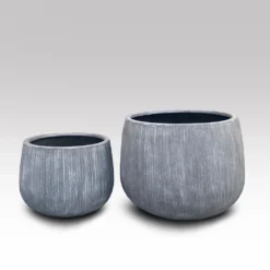 Ripple Bowl Planter - Ash Grey -Sapling Vibe Sales Store pr2000048719 card4 lg